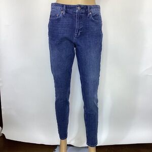 Reiss "Skye" Medium Wash High Waist Denim Jeans 30
